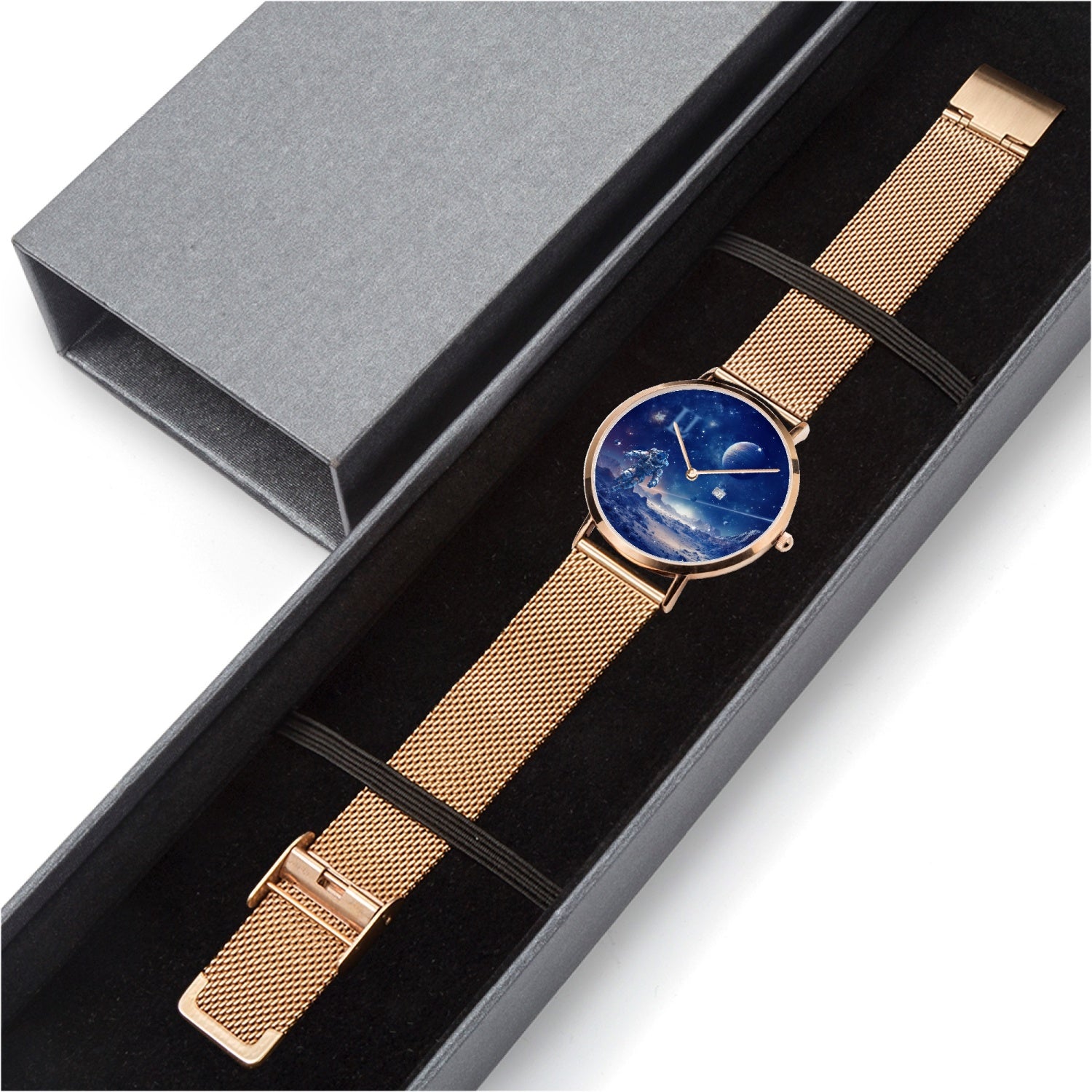 Space Galaxy Astronaut Watch