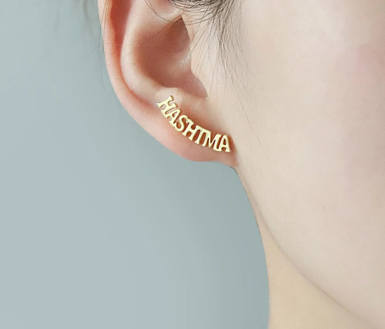 Personalized Pair Name Earrings
