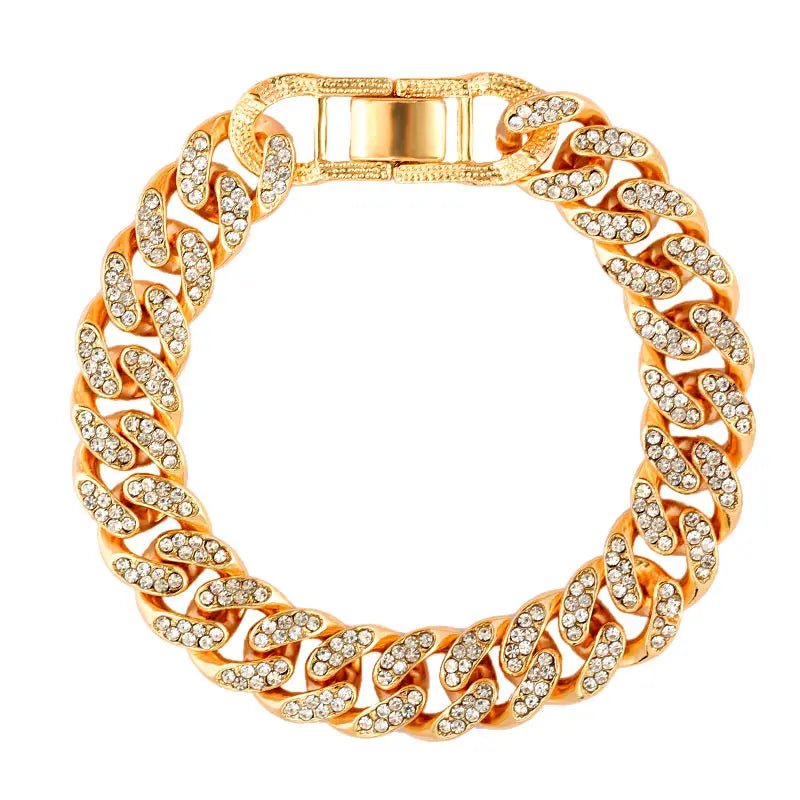 12mm Iced Out Cuban Bracelet - Limitless Jewellery