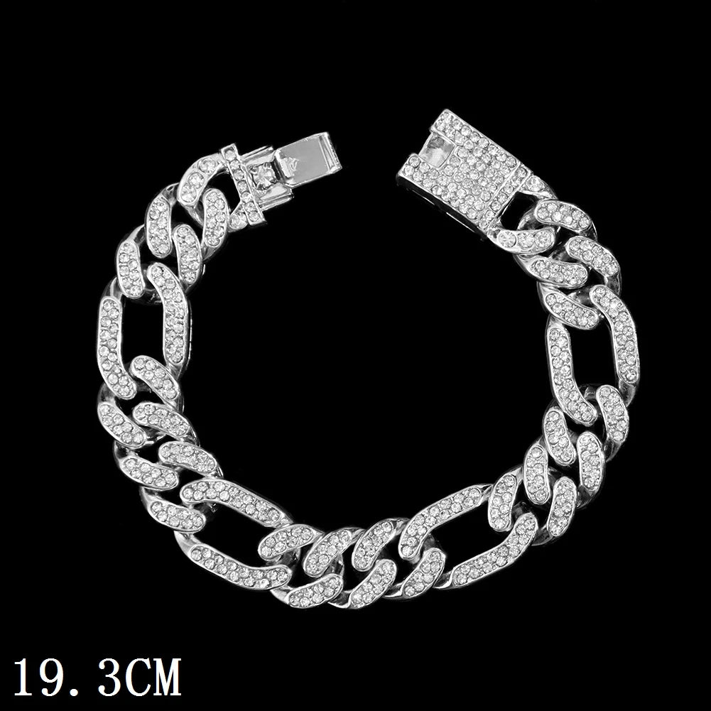 12mm Iced Out Cuban Bracelet - Limitless Jewellery