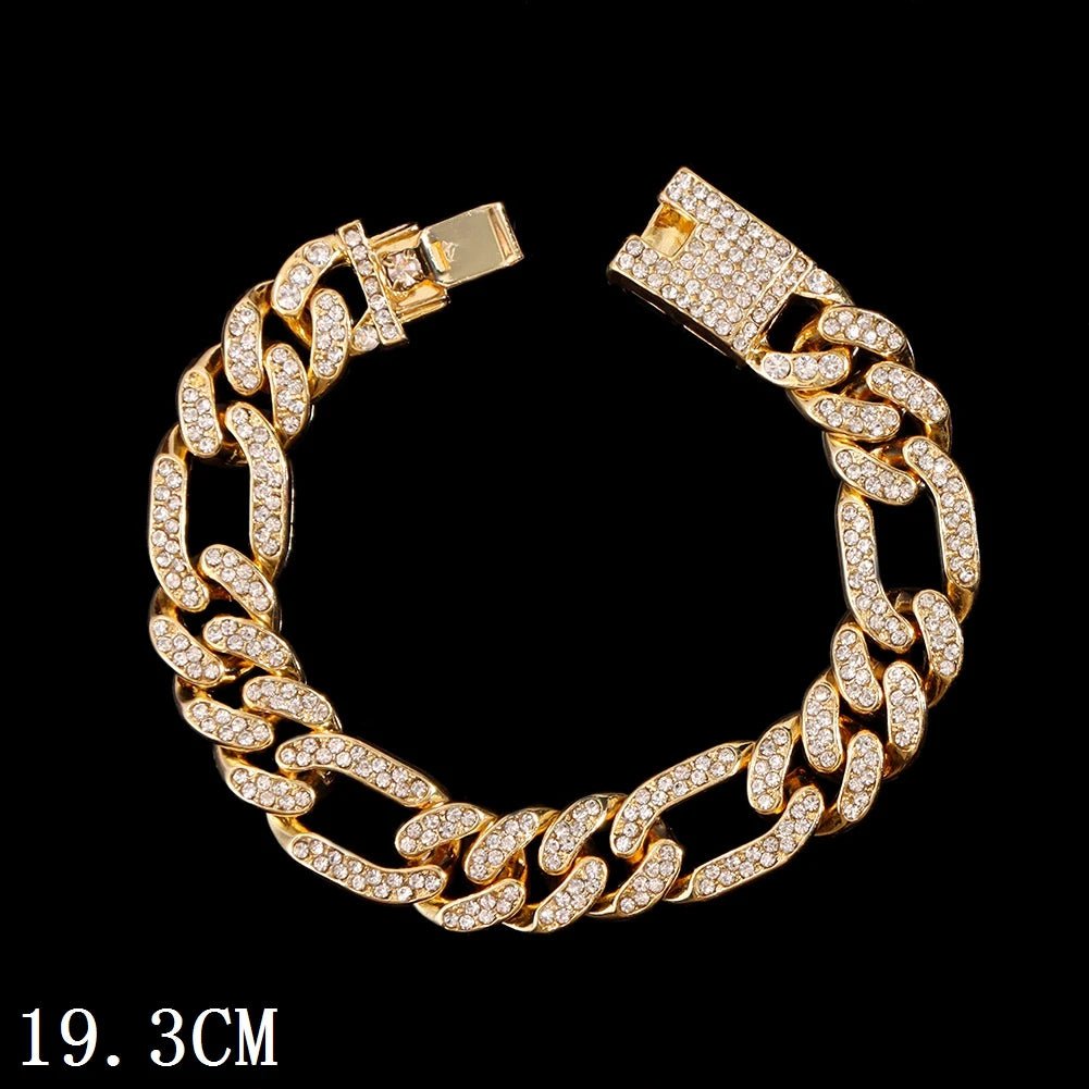 12mm Iced Out Cuban Bracelet - Limitless Jewellery