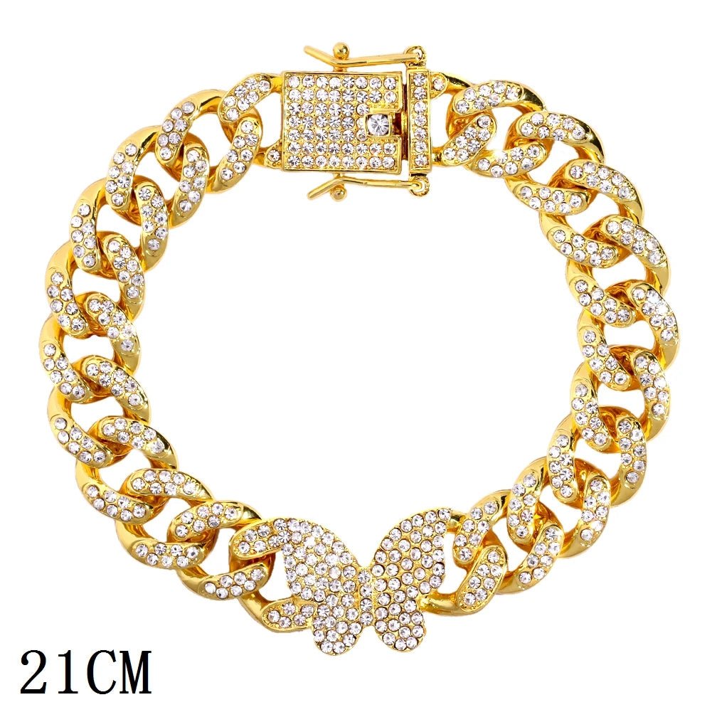 12mm Iced Out Cuban Bracelet - Limitless Jewellery