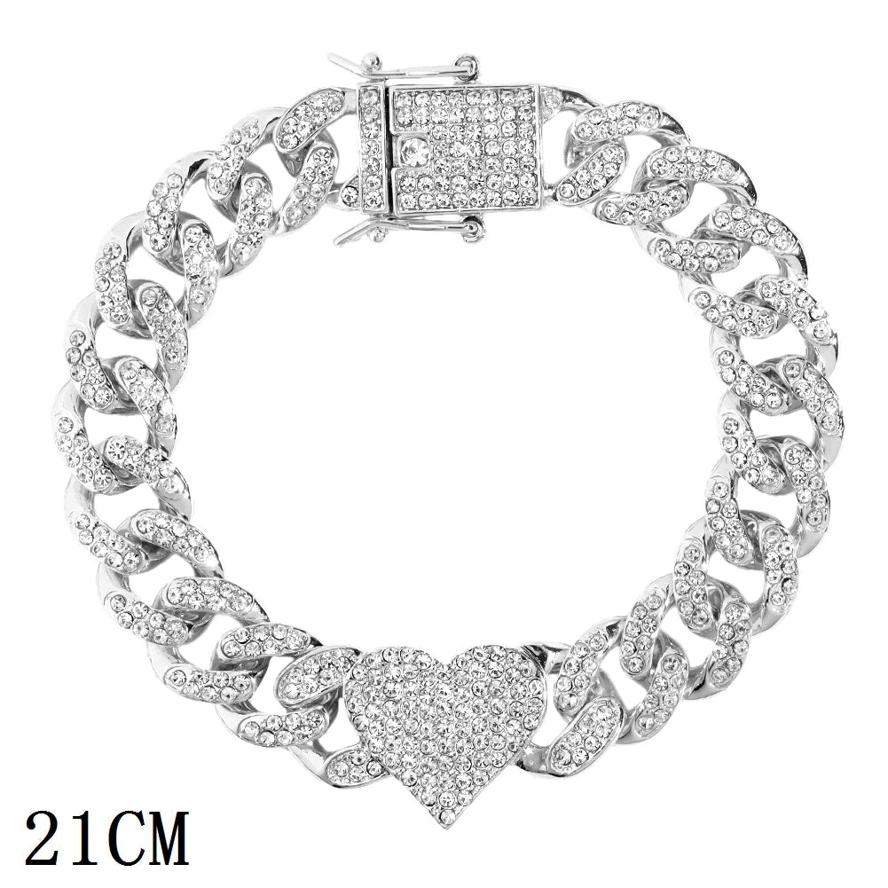 12mm Iced Out Cuban Bracelet - Limitless Jewellery
