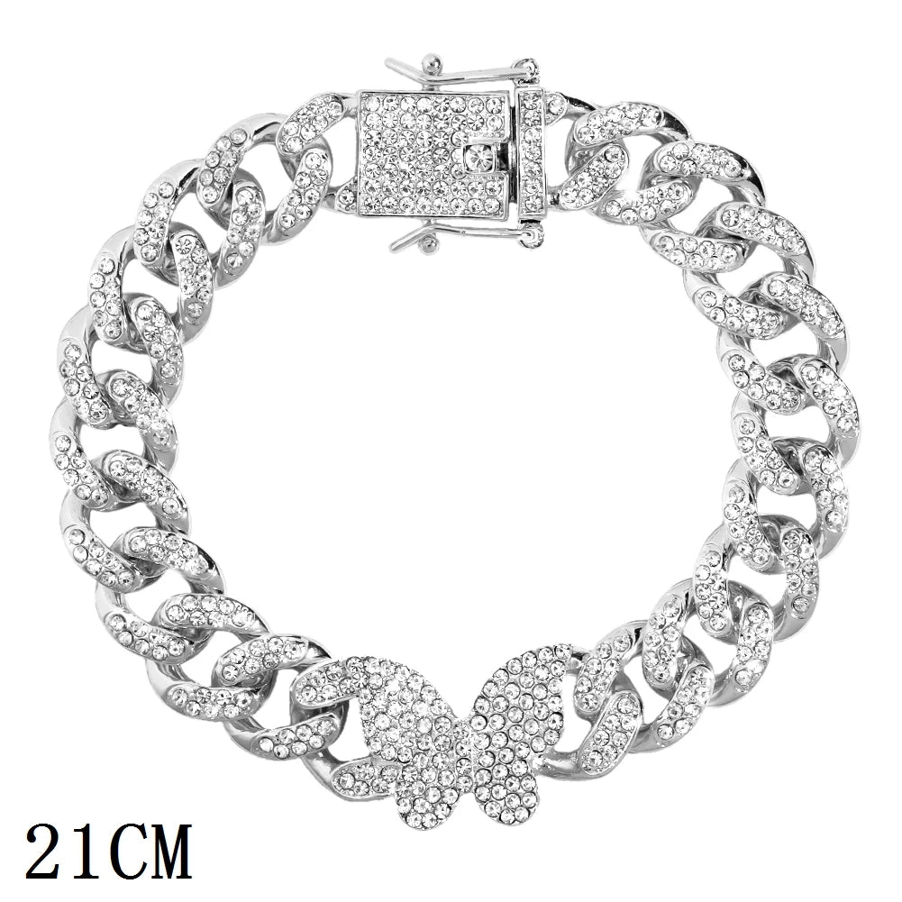 12mm Iced Out Cuban Bracelet - Limitless Jewellery