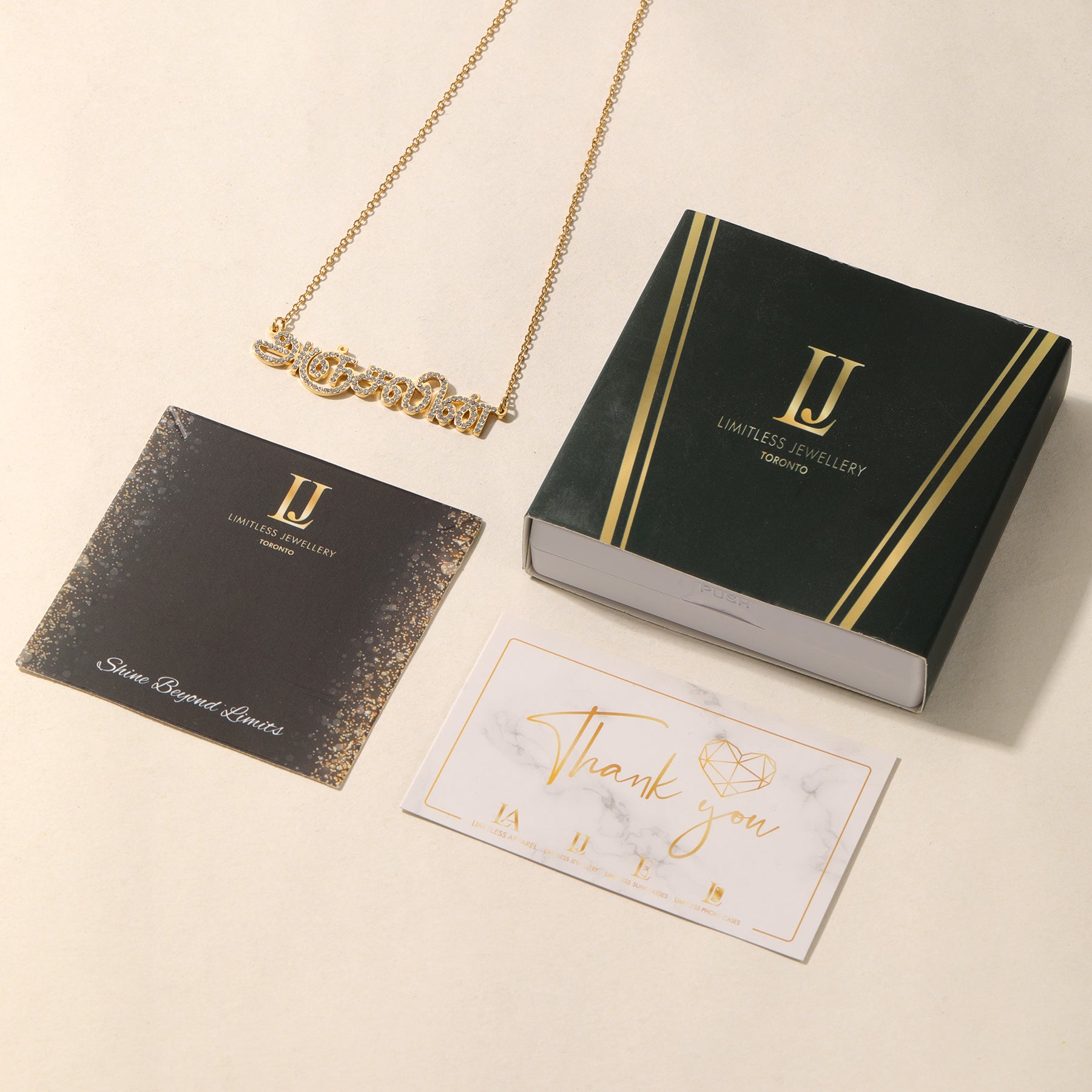 Personalized Iced Tamil Necklace