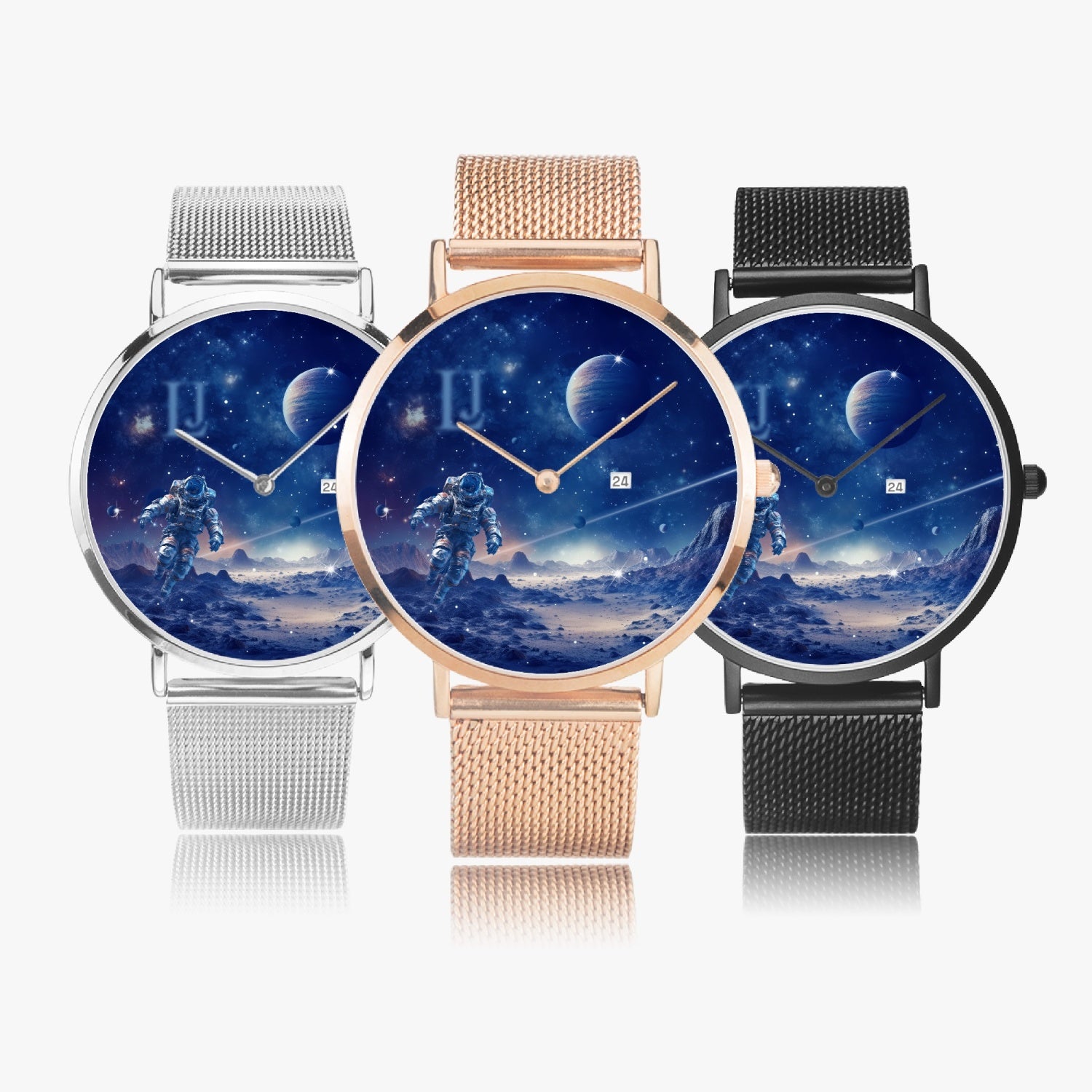 Space Galaxy Astronaut Watch