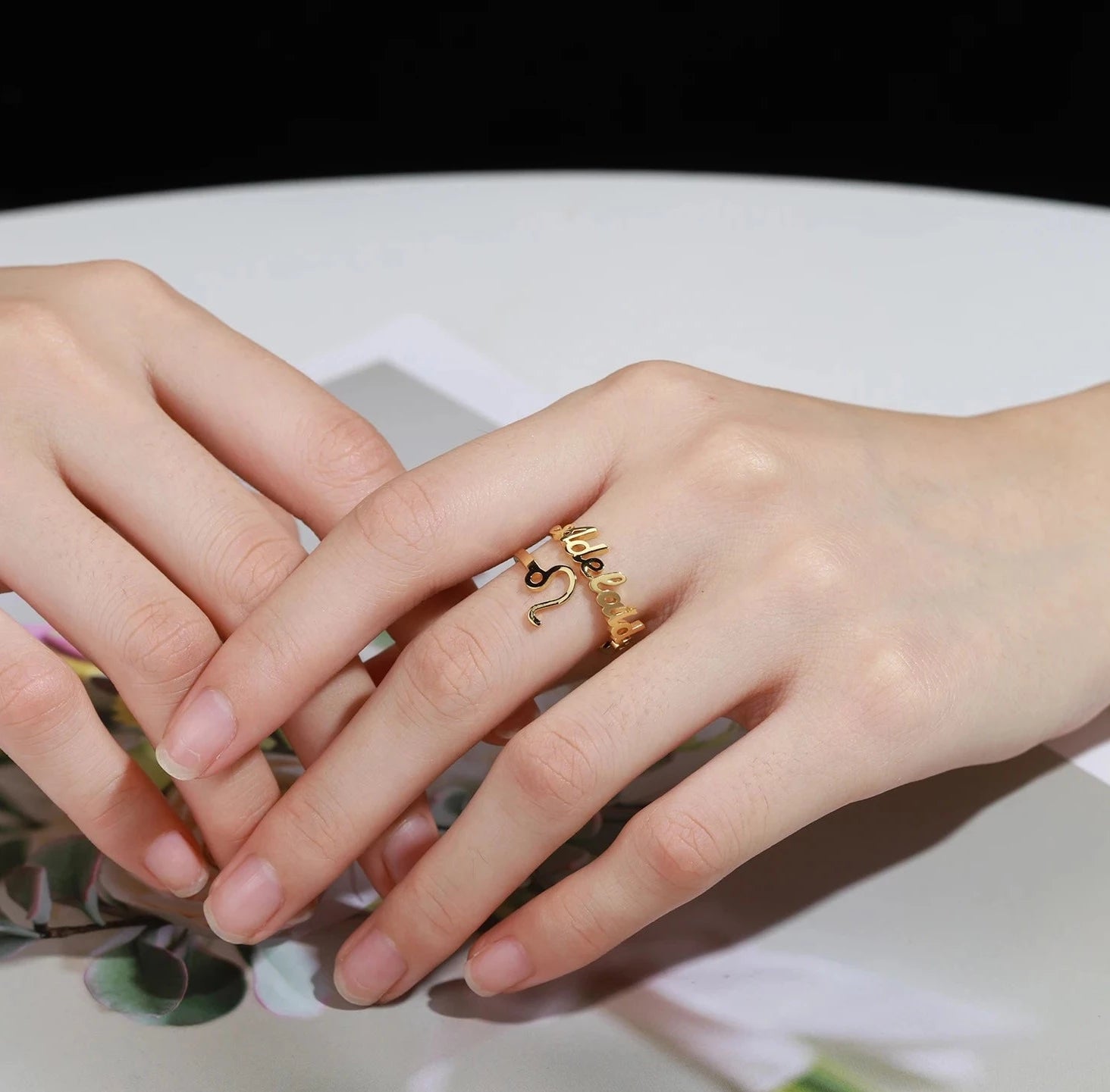 Personalized Astrology Sign Ring