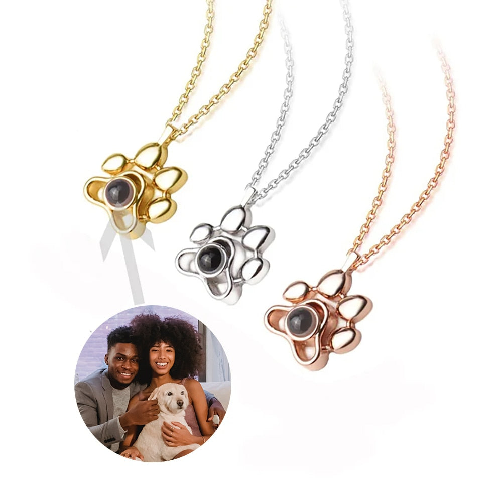 Pet Projection Photo Necklace