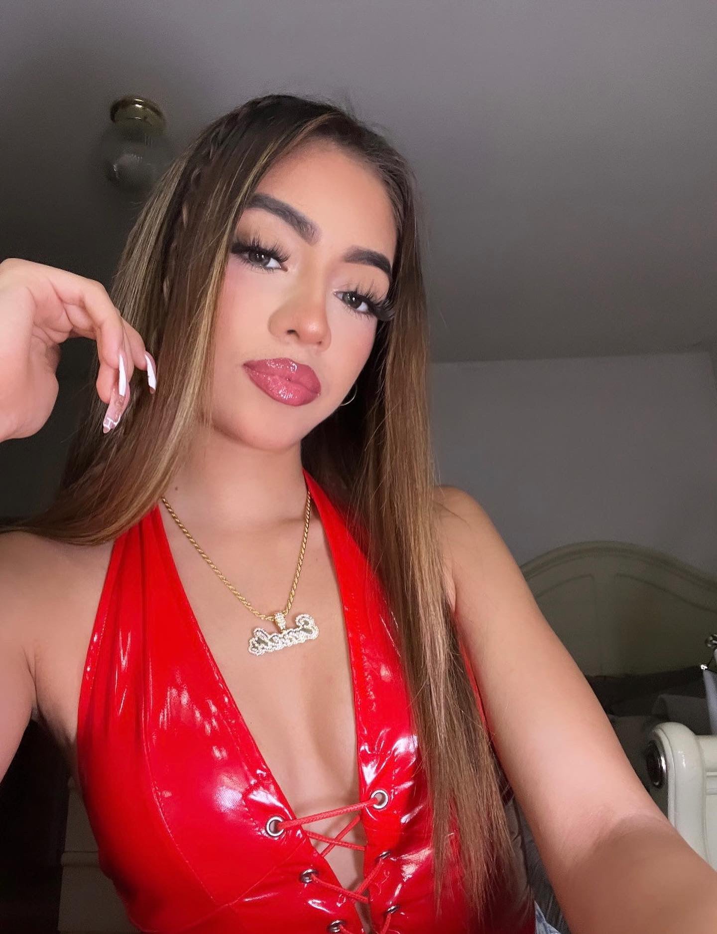 Personalized Iced Cursive Necklace