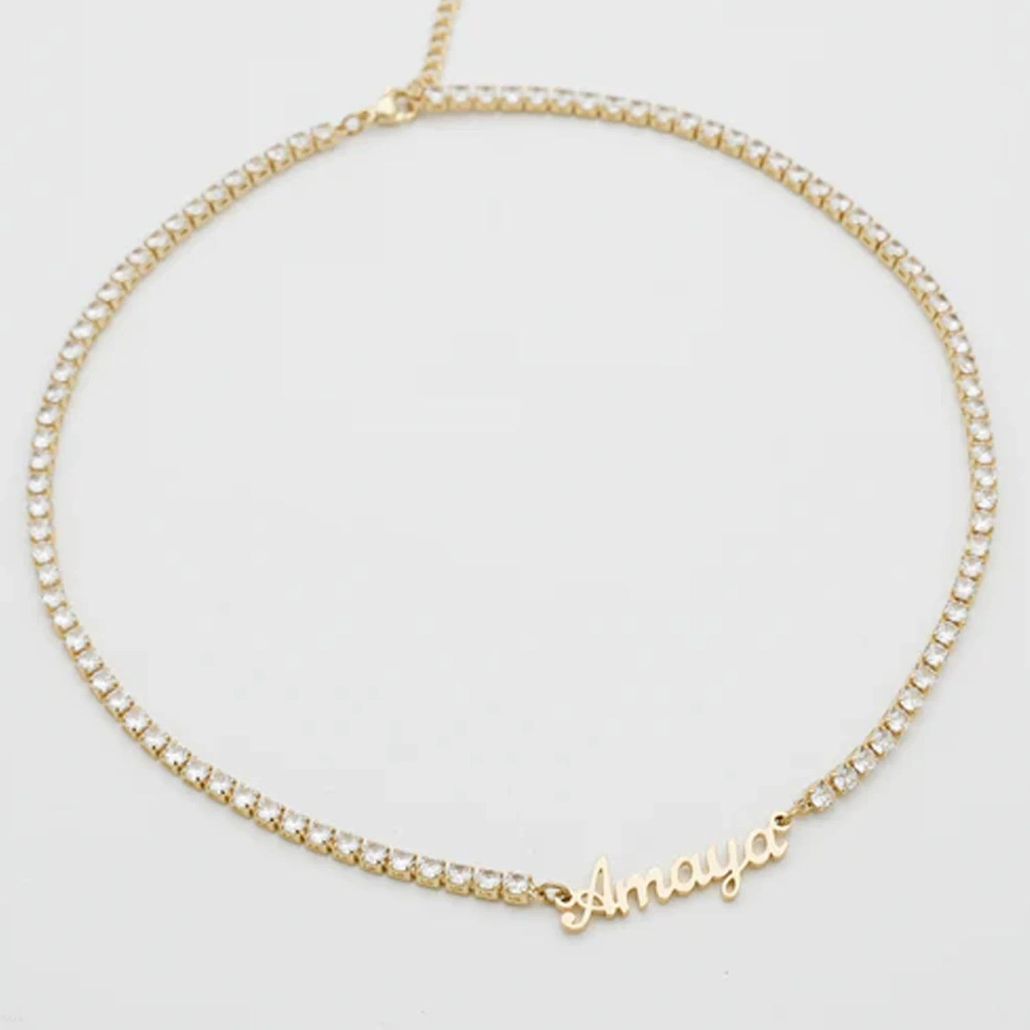 Personalized ICY Miami Tennis Necklace