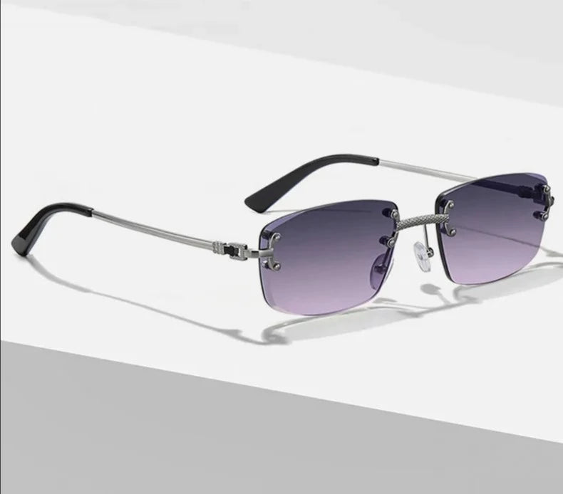 The Sky - Rimless Square Sunglasses