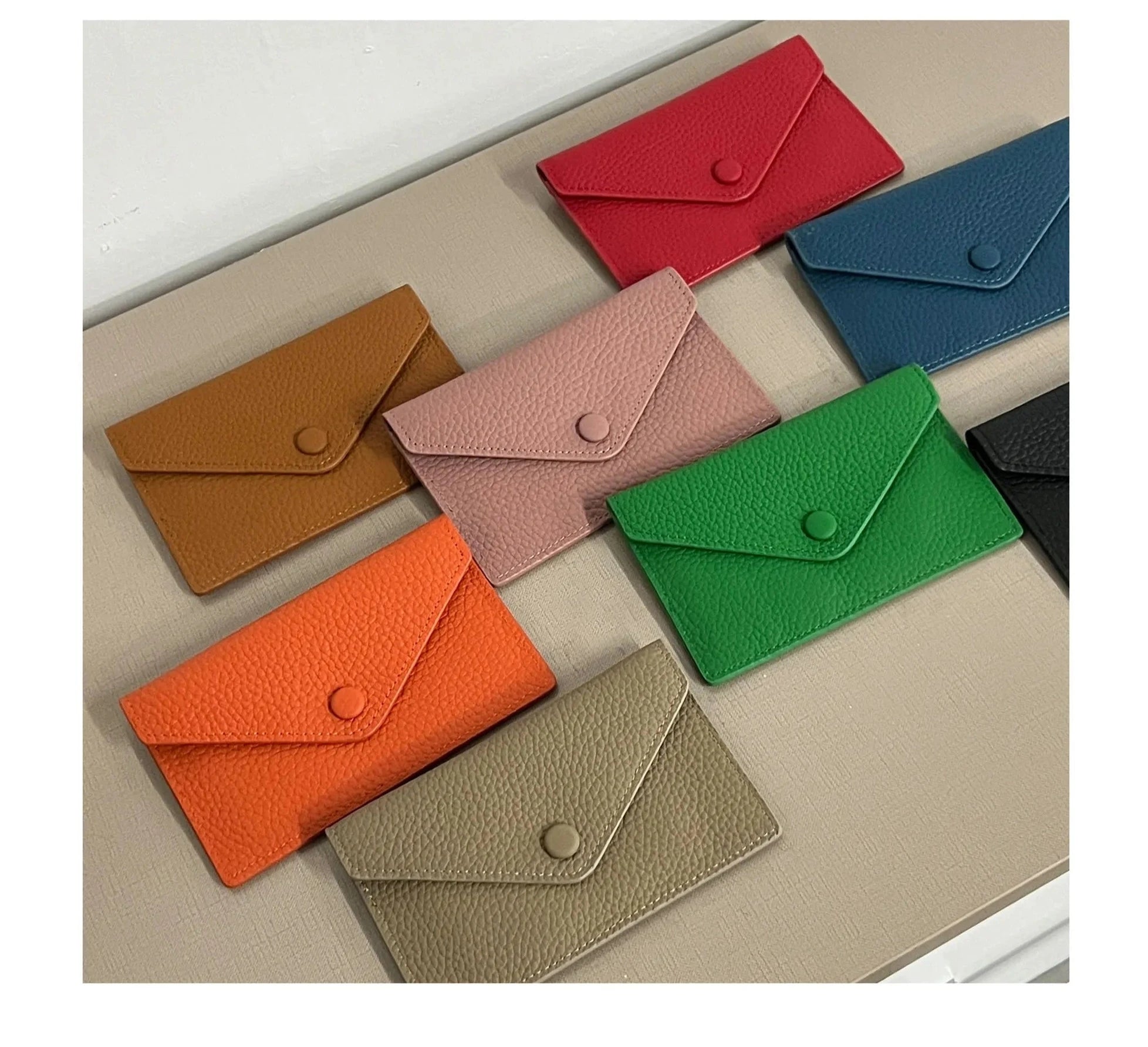 Personalized Monogram Leather Snap Style Wallet
