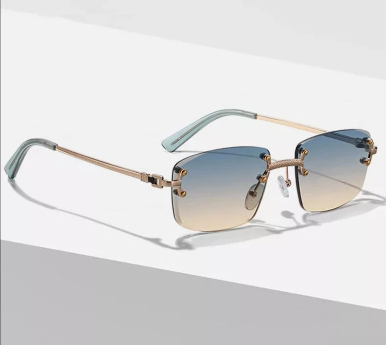 The Sky - Rimless Square Sunglasses
