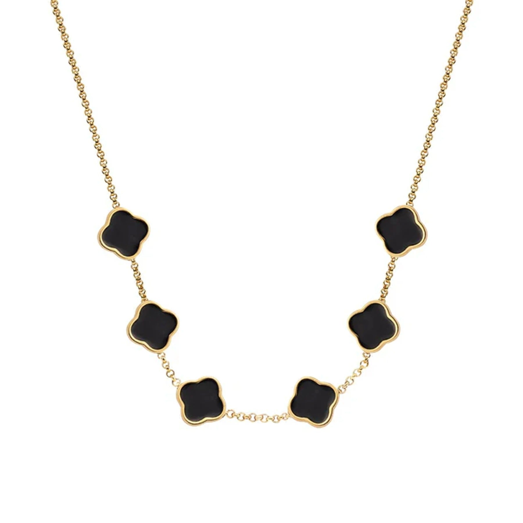 Personalized Limitless Clover Name Necklace