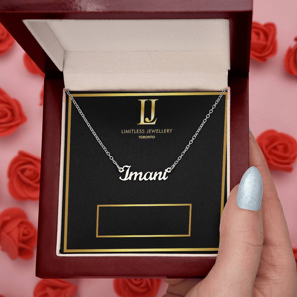 Personalized Brand Ambassador Name Necklace