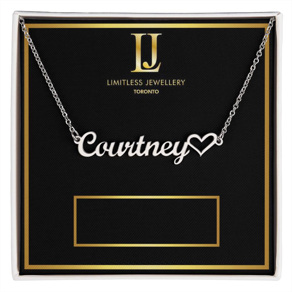 Personalized Brand Ambassador Heart Necklace