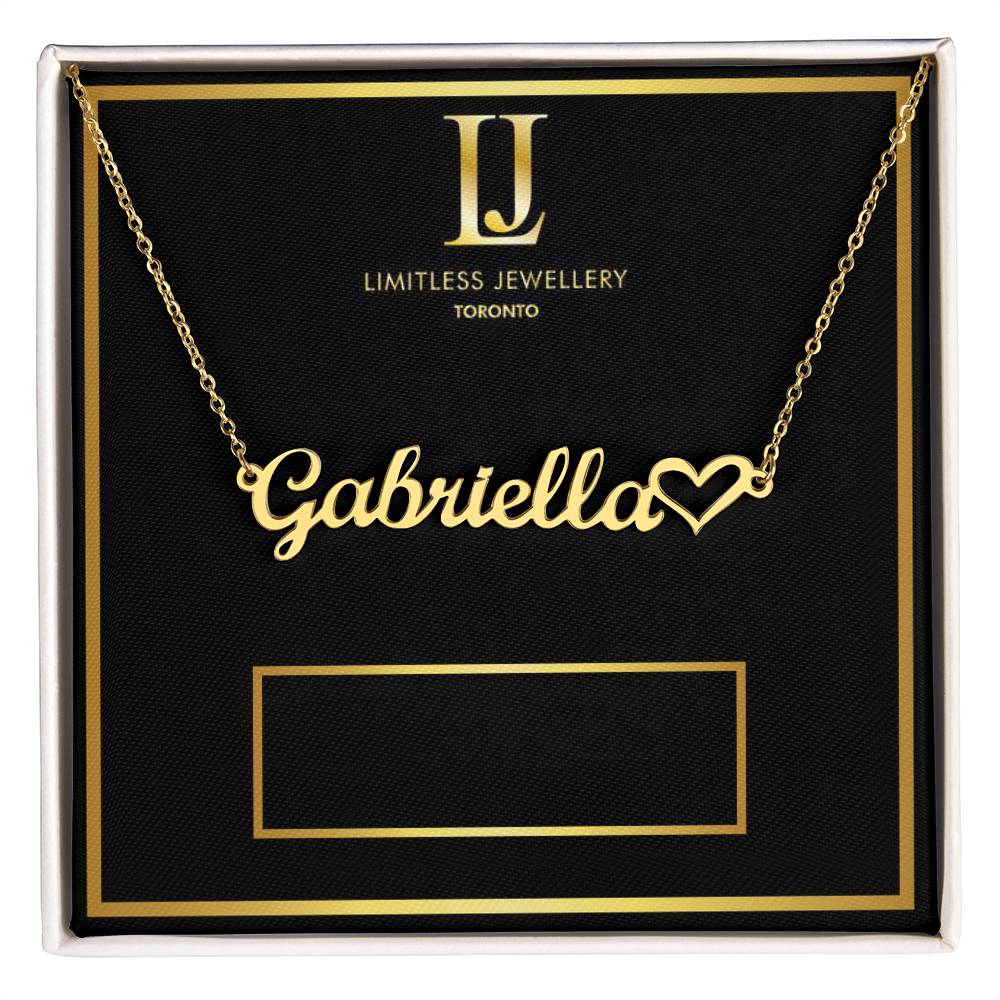 Personalized Brand Ambassador Heart Necklace