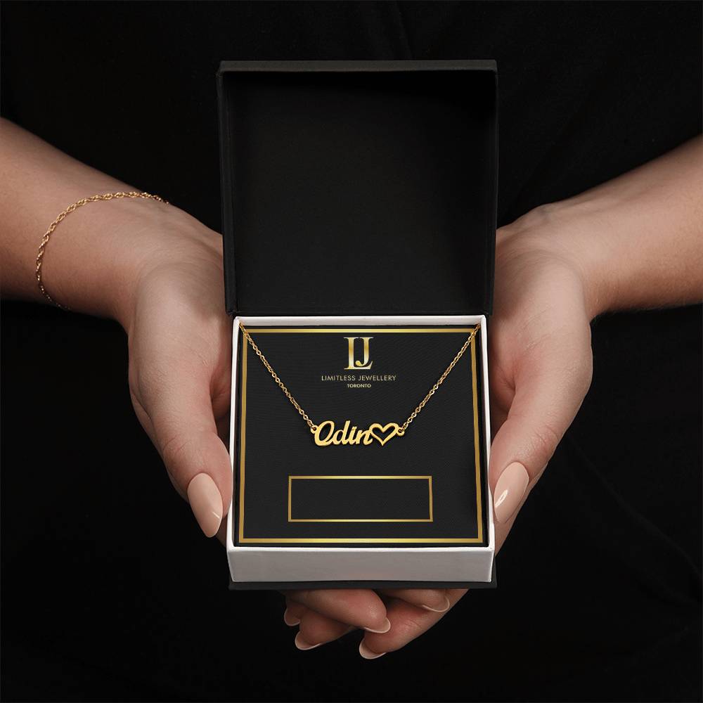 Personalized Brand Ambassador Heart Necklace