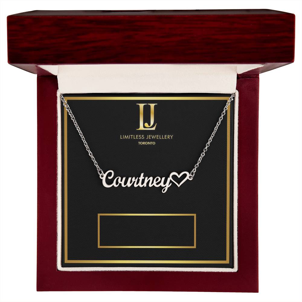 Personalized Brand Ambassador Heart Necklace