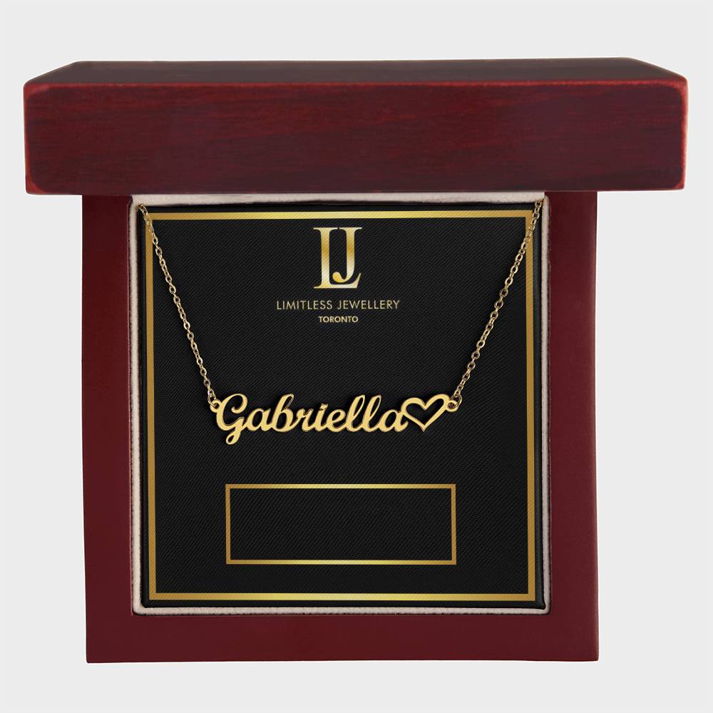 Personalized Brand Ambassador Heart Necklace