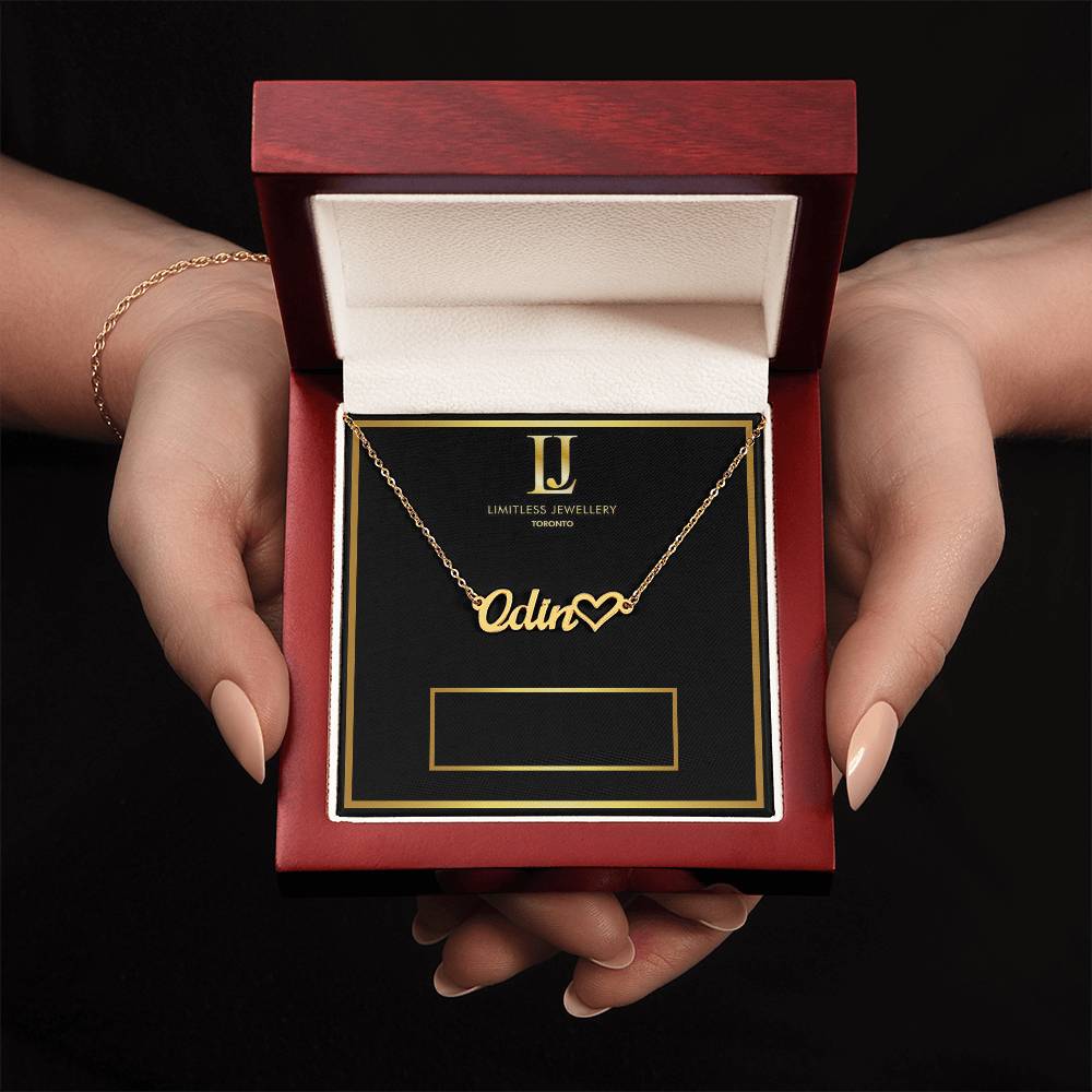 Personalized Brand Ambassador Heart Necklace