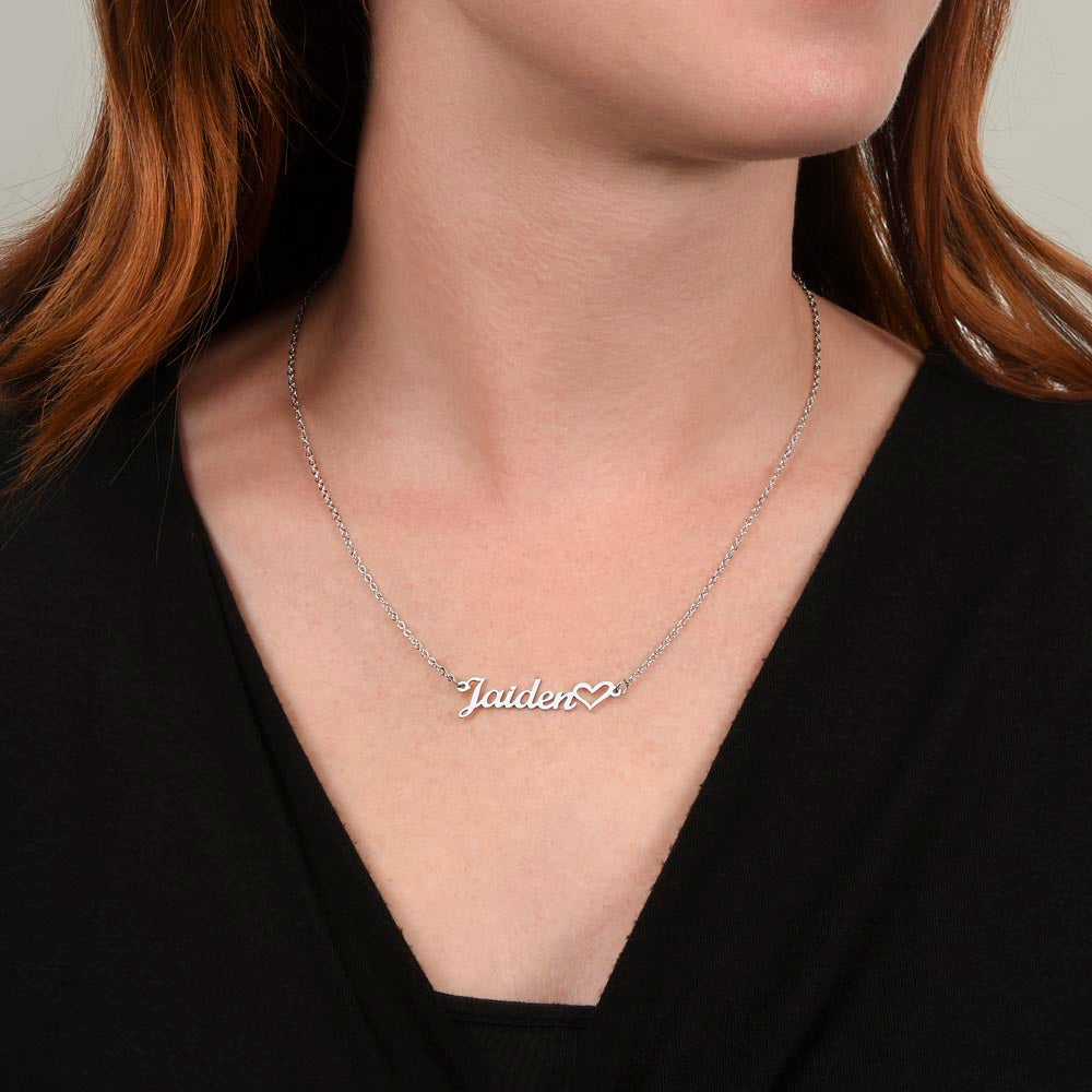 Personalized Classic Heart Necklace