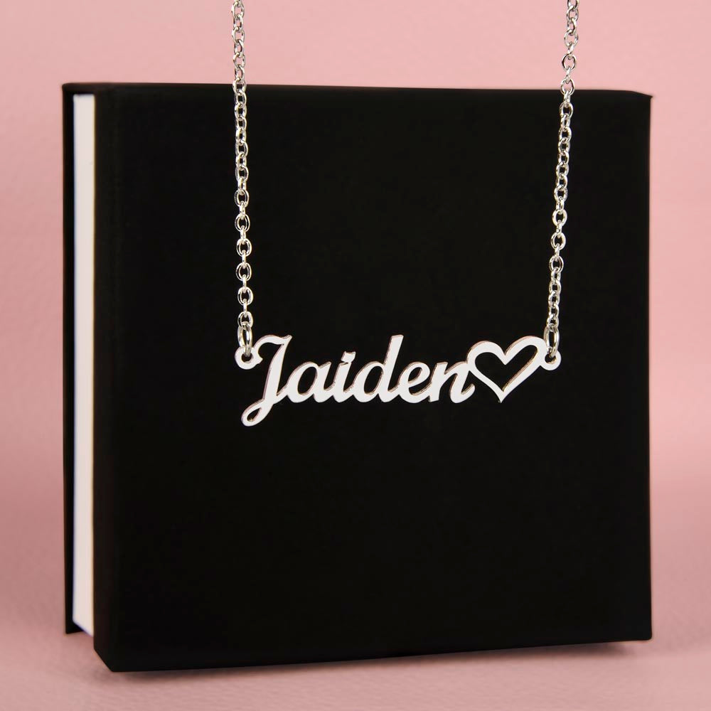 Personalized Classic Heart Necklace