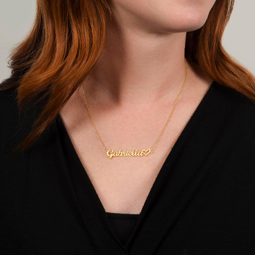 Personalized Classic Heart Necklace
