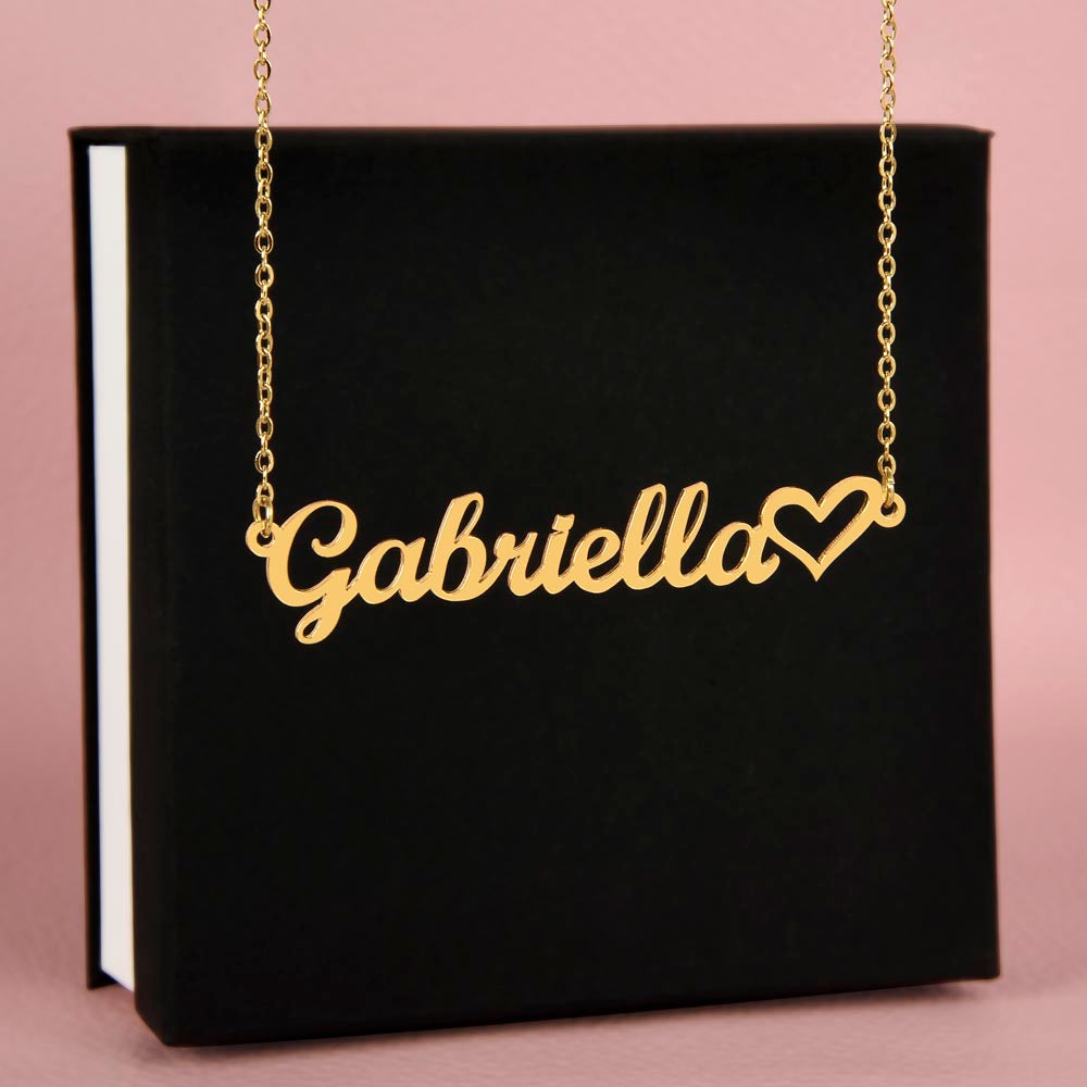 Personalized Classic Heart Necklace