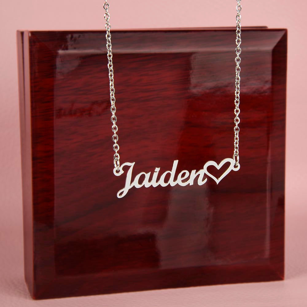 Personalized Classic Heart Necklace