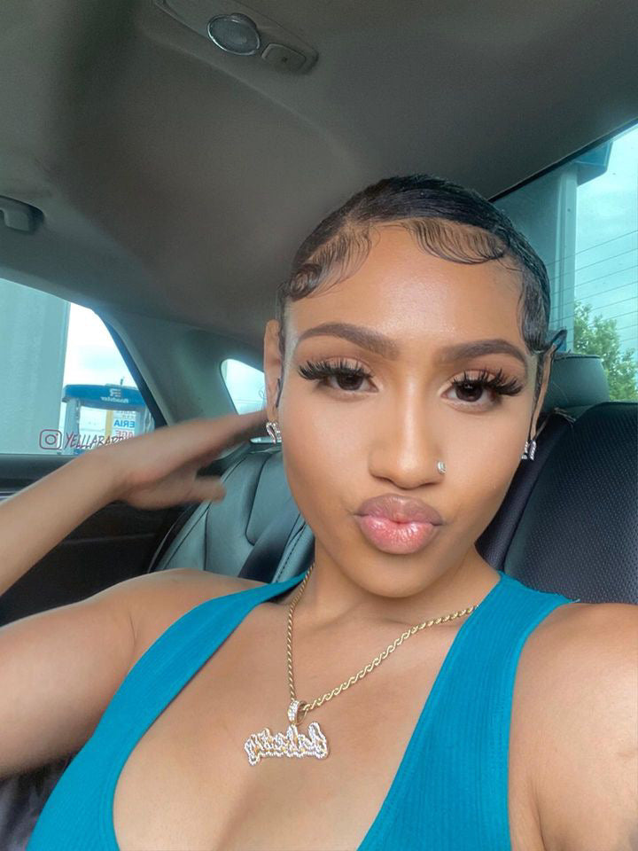 Personalized Iced Cursive Necklace