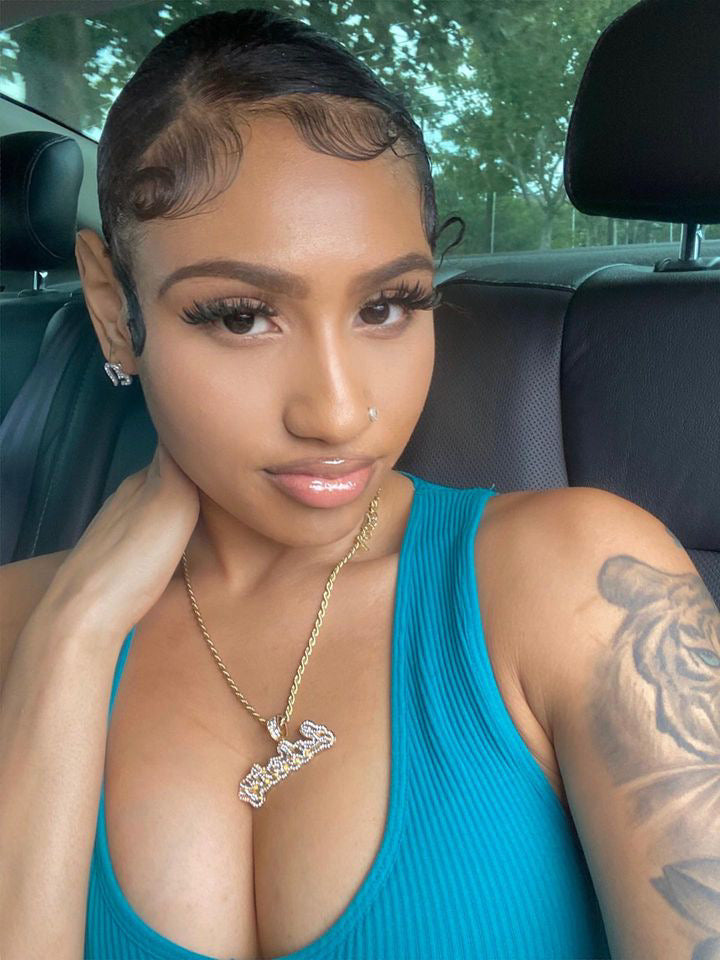 Personalized Iced Cursive Necklace