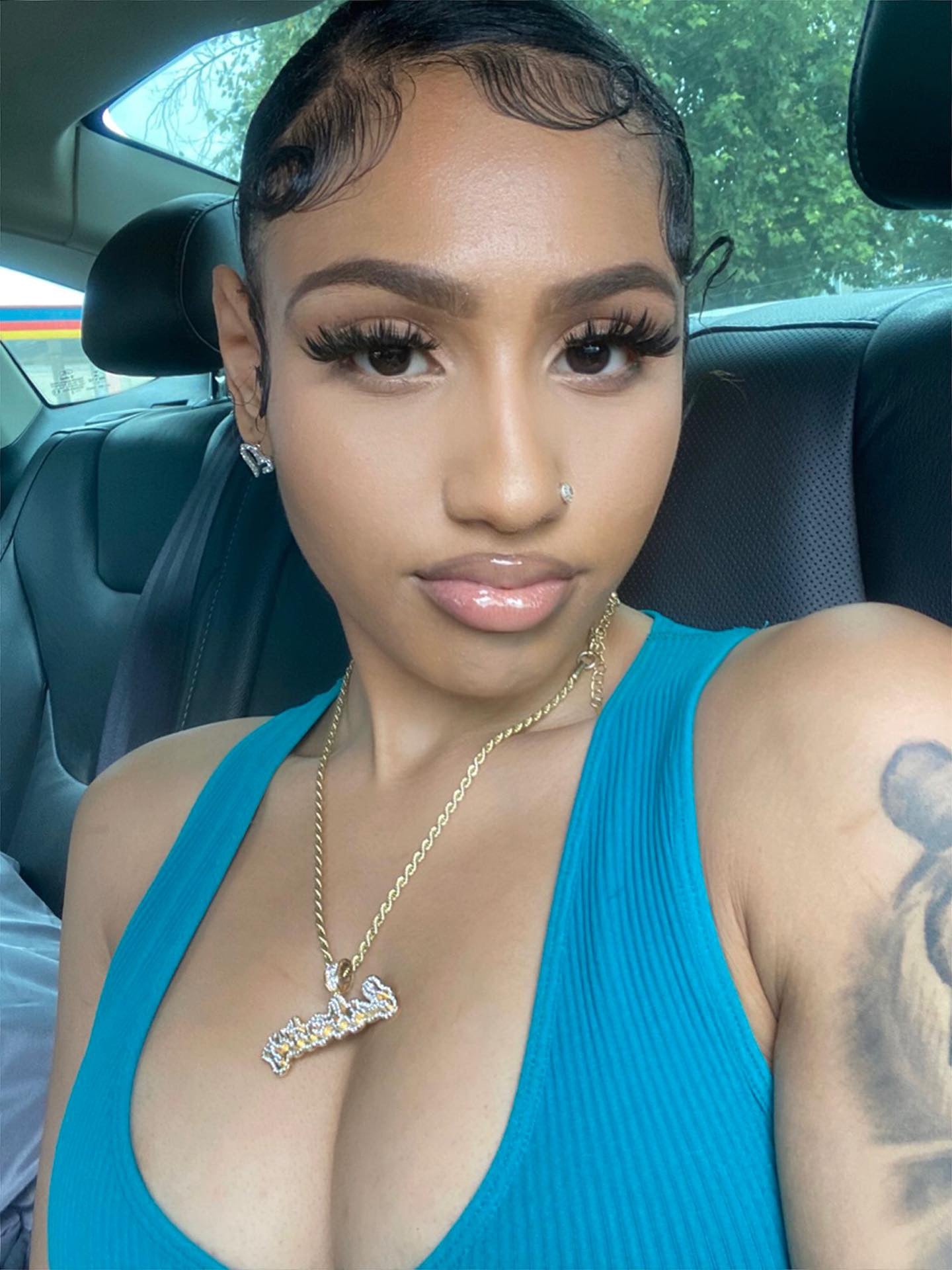 Personalized Iced Cursive Necklace