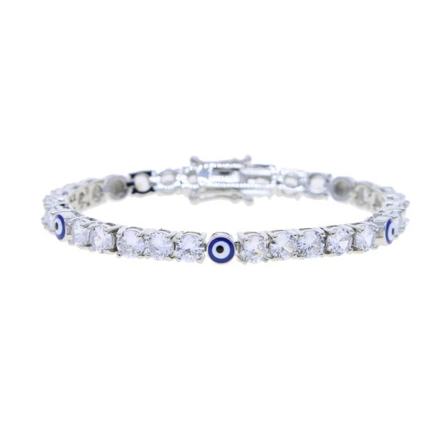 Evil Eye Tennis Bracelet