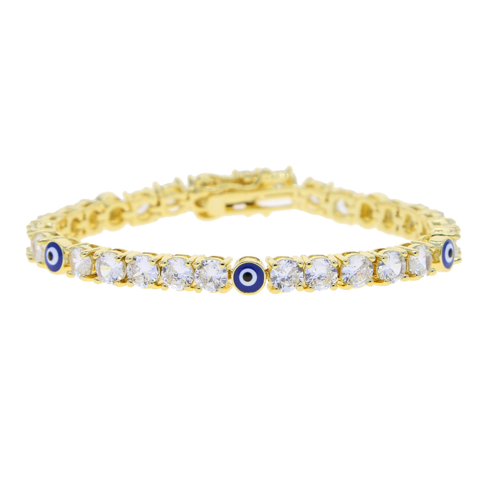 Evil Eye Tennis Bracelet