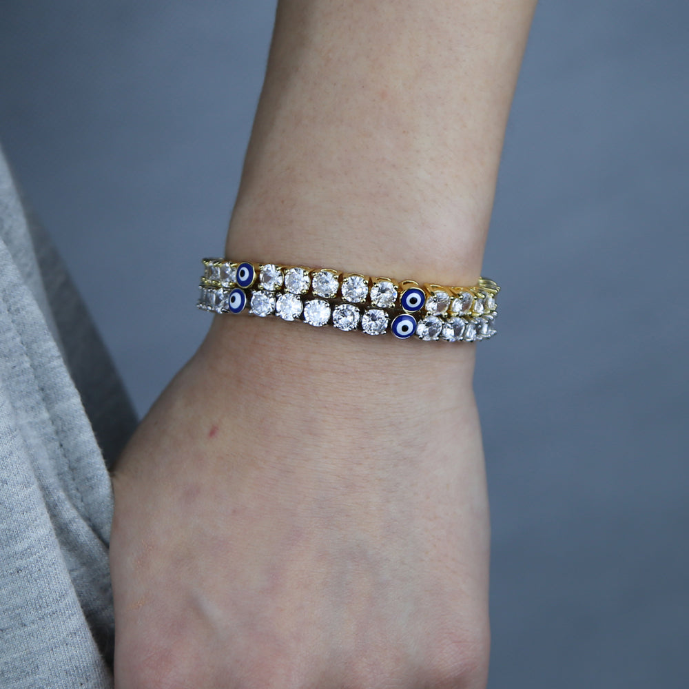 Evil Eye Tennis Bracelet