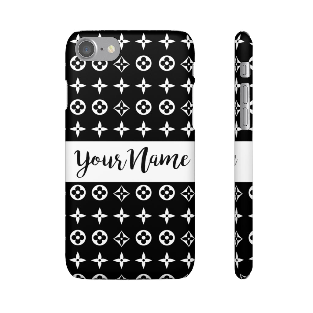 Personalized Floral Print Phone Case - Limitless Jewellery