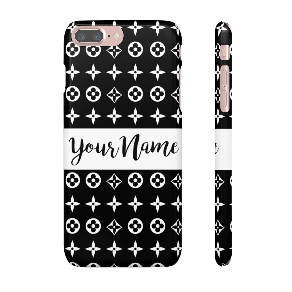 Personalized Floral Print Phone Case - Limitless Jewellery