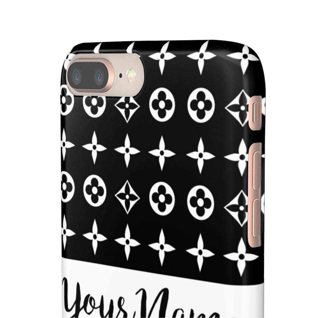 Personalized Floral Print Phone Case - Limitless Jewellery