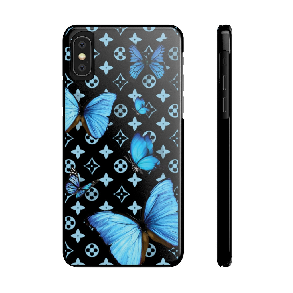Butterfly Floral Print Slim Phone Case - Limitless Jewellery