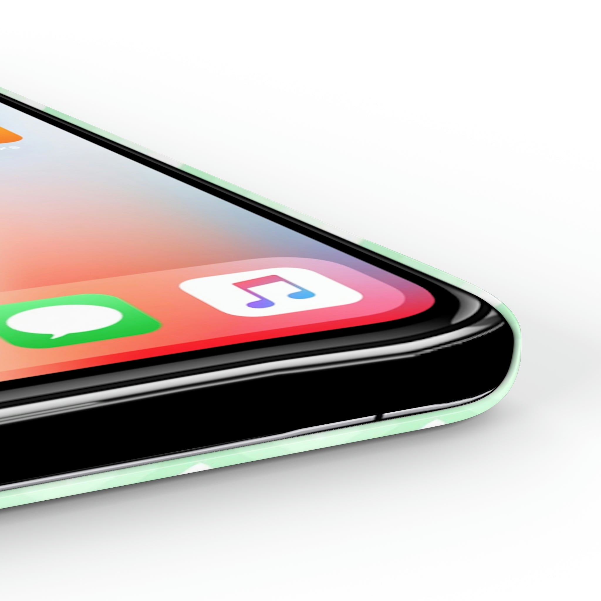 Wavy Green iPhone Case