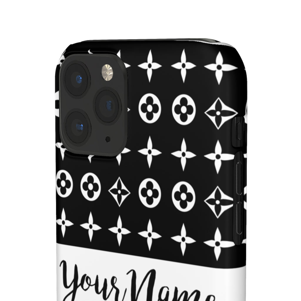 Personalized Floral Print Phone Case - Limitless Jewellery