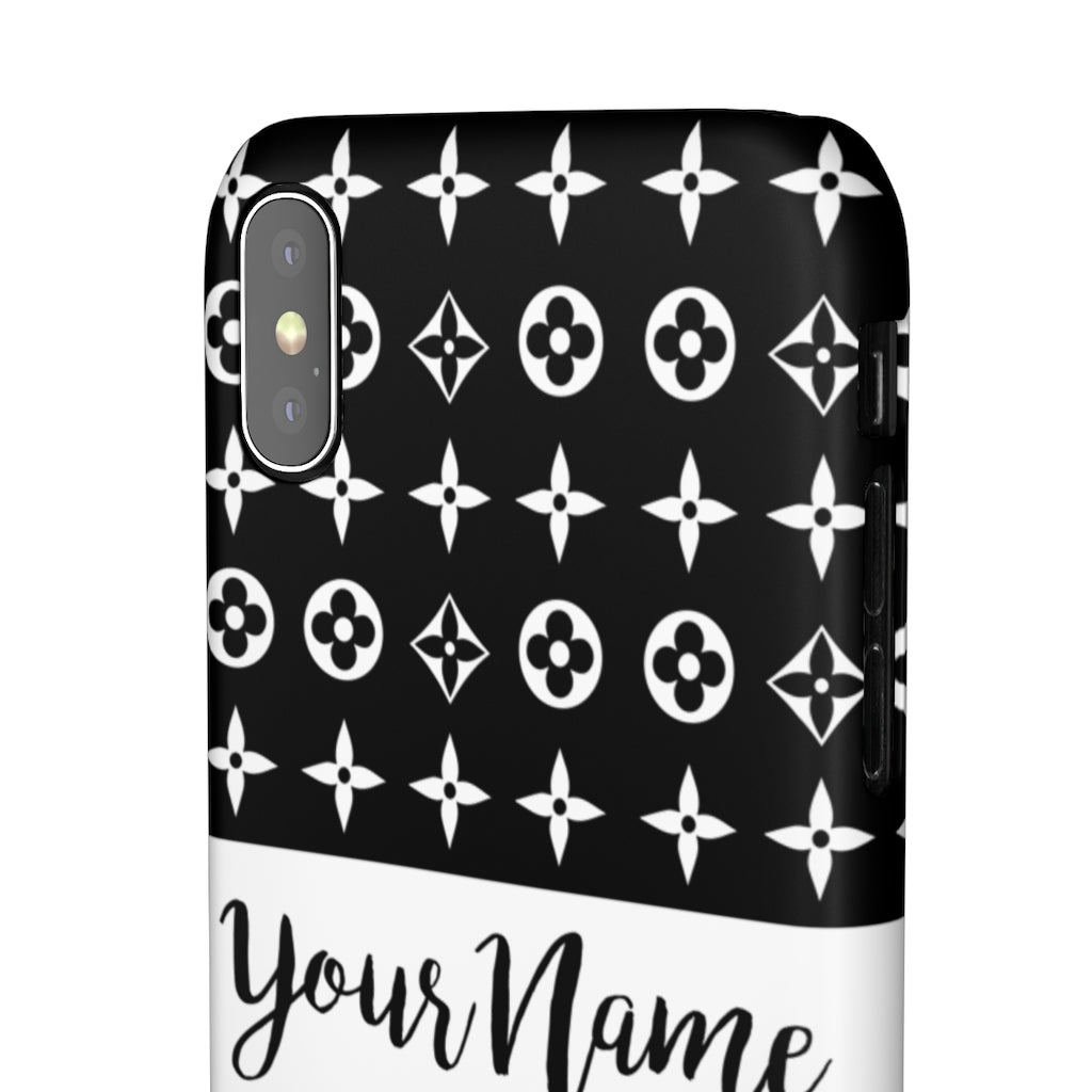 Personalized Floral Print Phone Case - Limitless Jewellery
