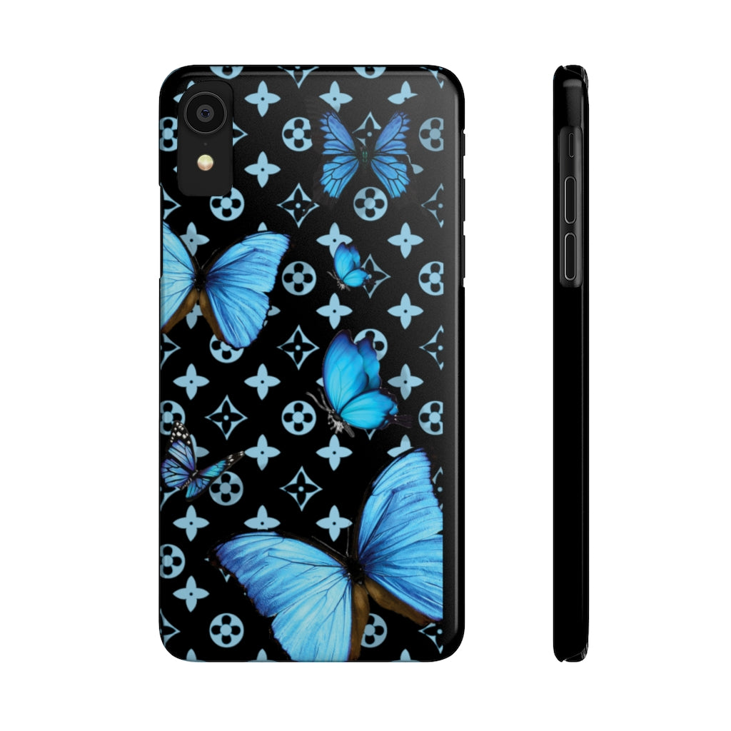 Butterfly Floral Print Slim Phone Case - Limitless Jewellery