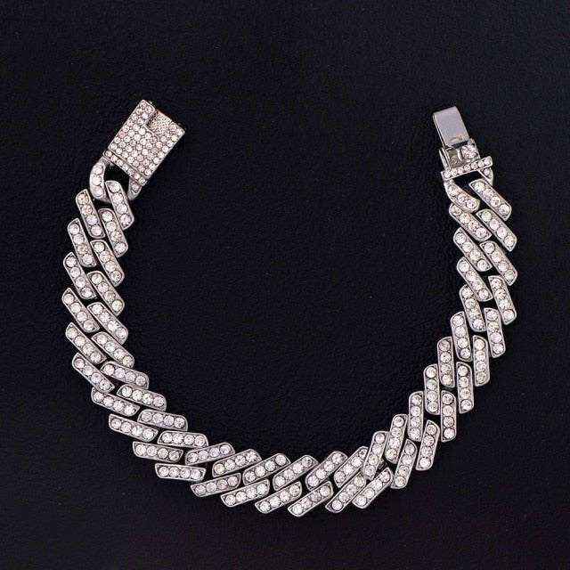 15mm Cuban Link Anklet Bracelet - Limitless Jewellery