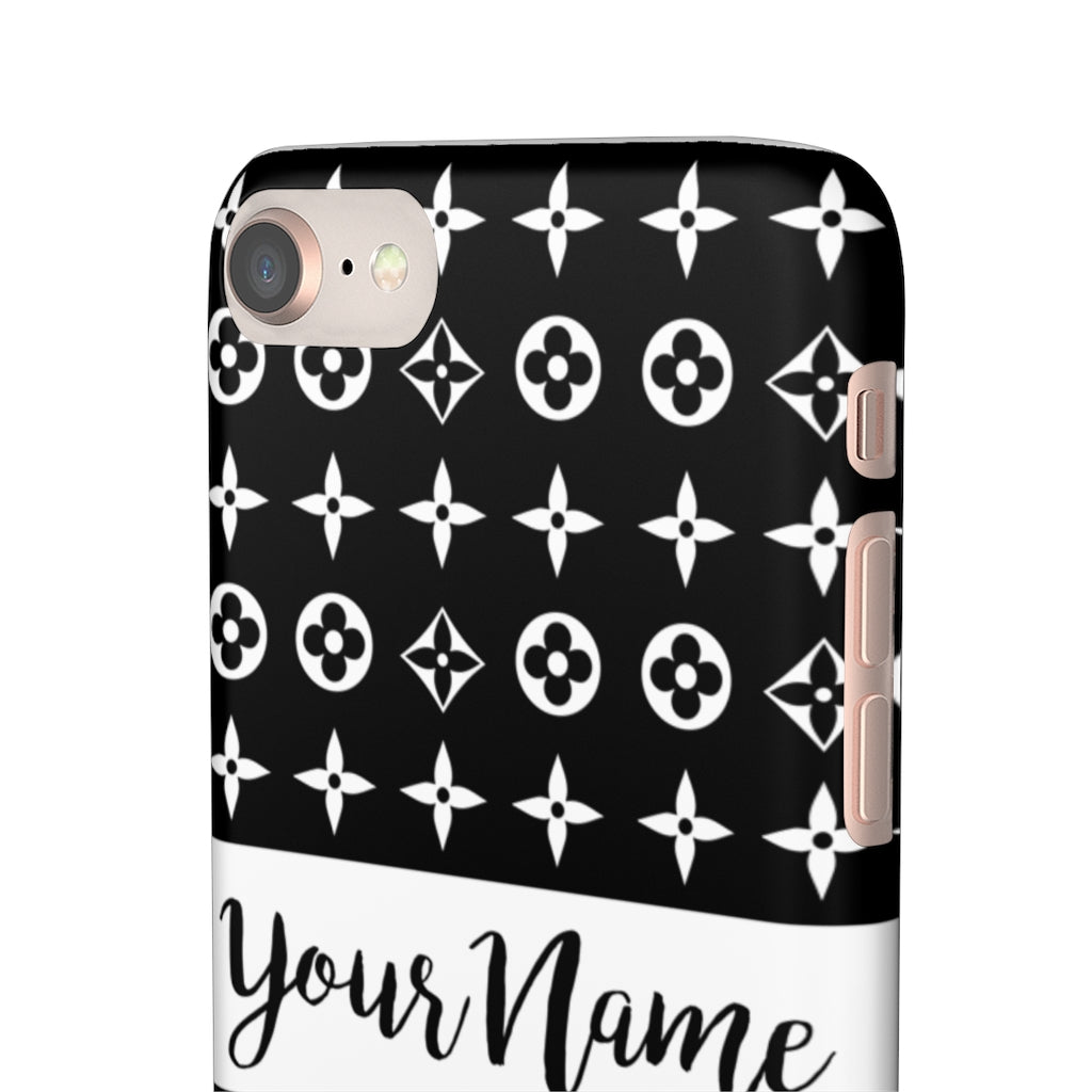 Personalized Floral Print Phone Case - Limitless Jewellery