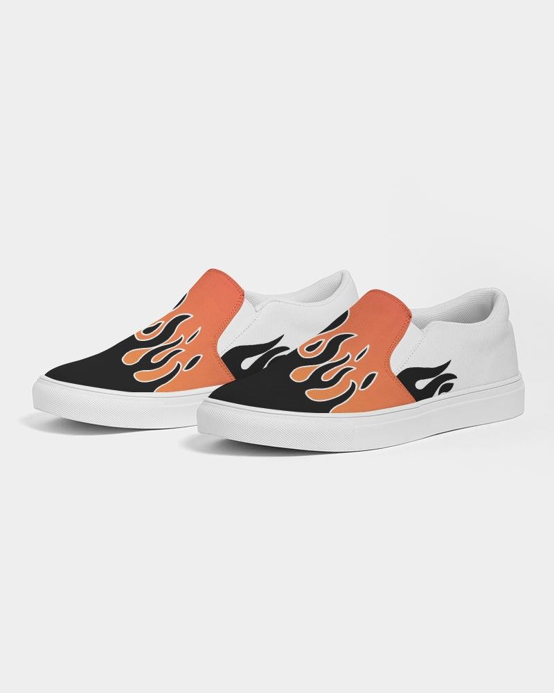 Flame Slip On Shoes Men's Slip-On Canvas Shoe