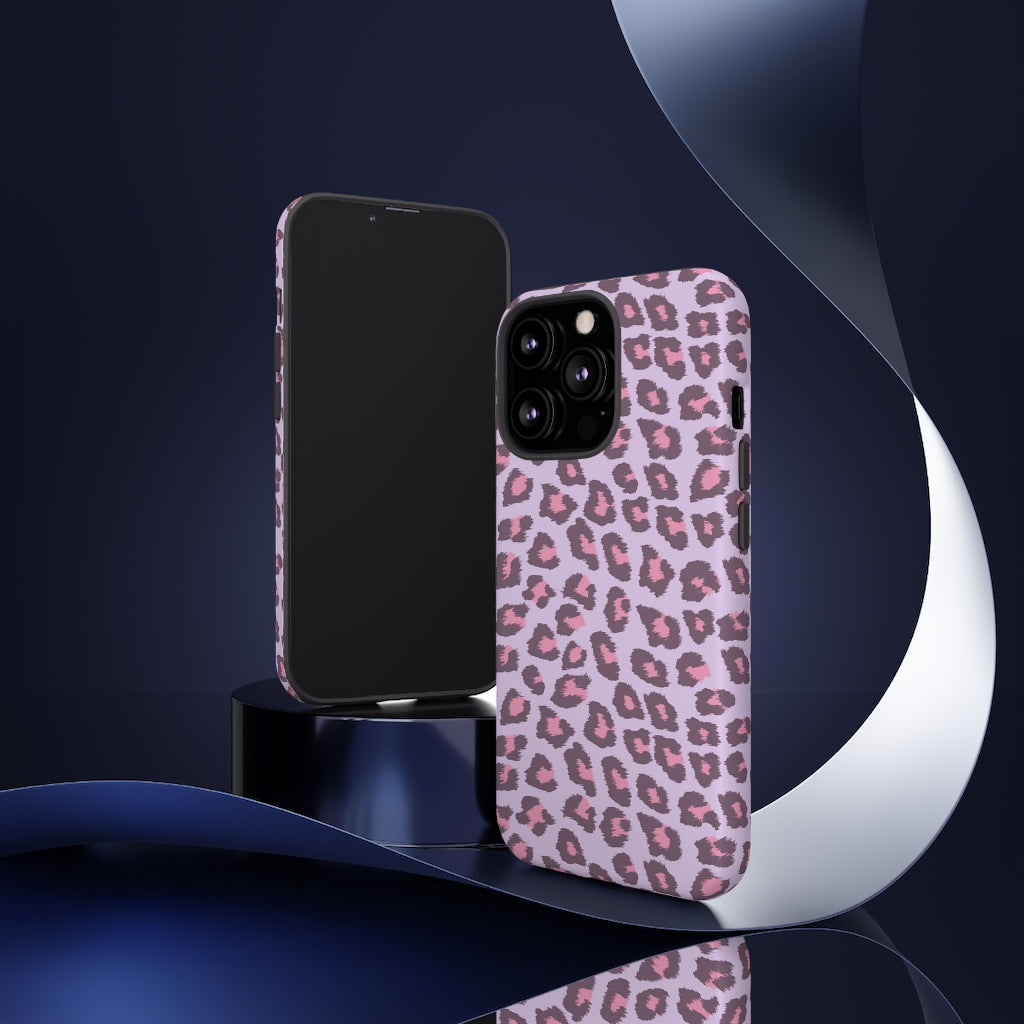 Purple Cheetah Tough Iphone Case