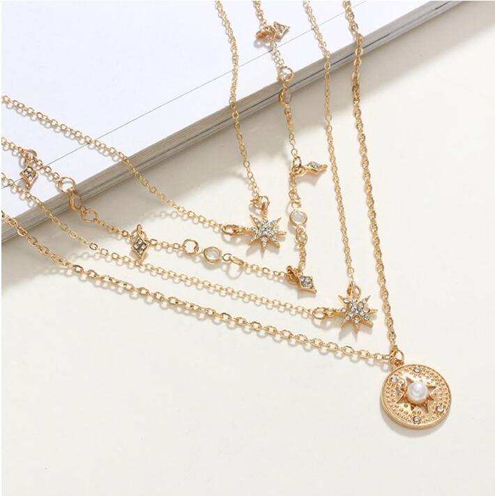 Moon Star Choker Necklace - Limitless Jewellery