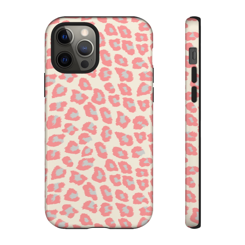 Peach Cheetah iPhone Case
